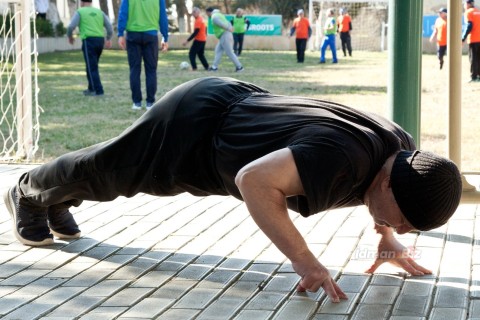 "Спортивная неделя": прошли соревнования по футболу и бадминтону - ФОТО - ВИДЕО