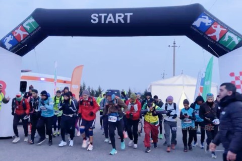 The second stage of the Khankendi - Baku ultramarathon has started