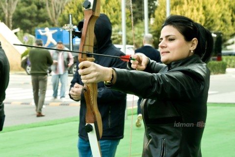 “İdman həftəsi”: GİN əməkdaşları arasında kamandan oxatma yarışı keçirilib - FOTO