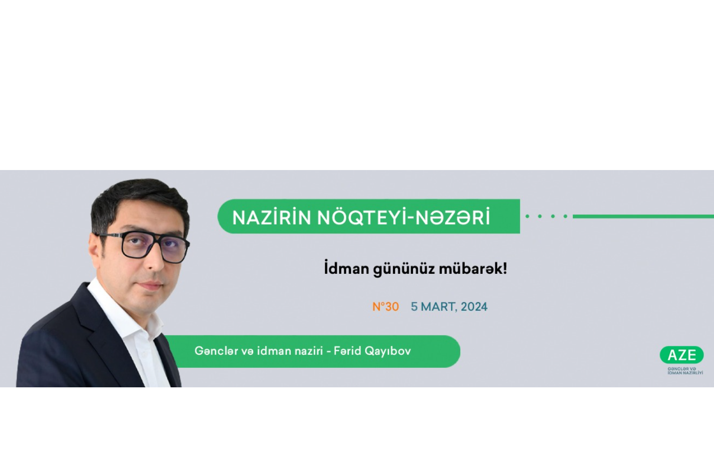 Fərid Qayıbovdan ÇAĞIRIŞ