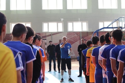 Главный тренер сборной провел селекцию в Товузе - ФОТО