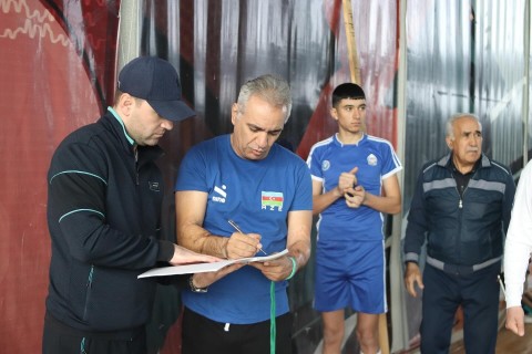 Главный тренер сборной провел селекцию в Товузе - ФОТО