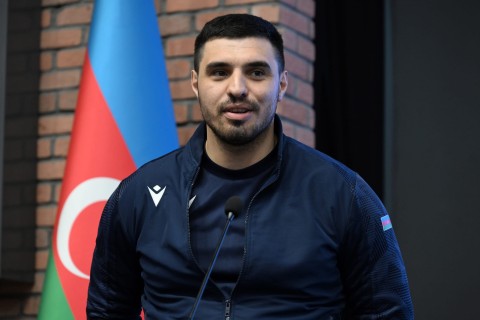 Farid Gayibov met with distinguished athletes - PHOTO