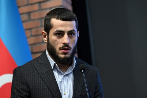 Farid Gayibov met with distinguished athletes - PHOTO