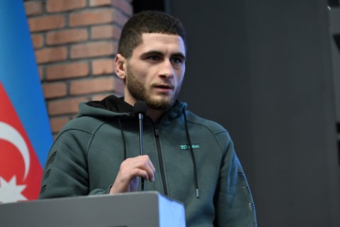 Farid Gayibov met with distinguished athletes - PHOTO