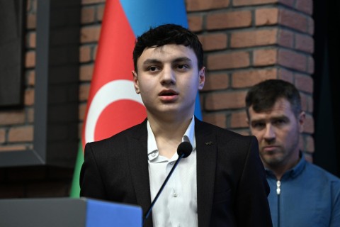 Farid Gayibov met with distinguished athletes - PHOTO