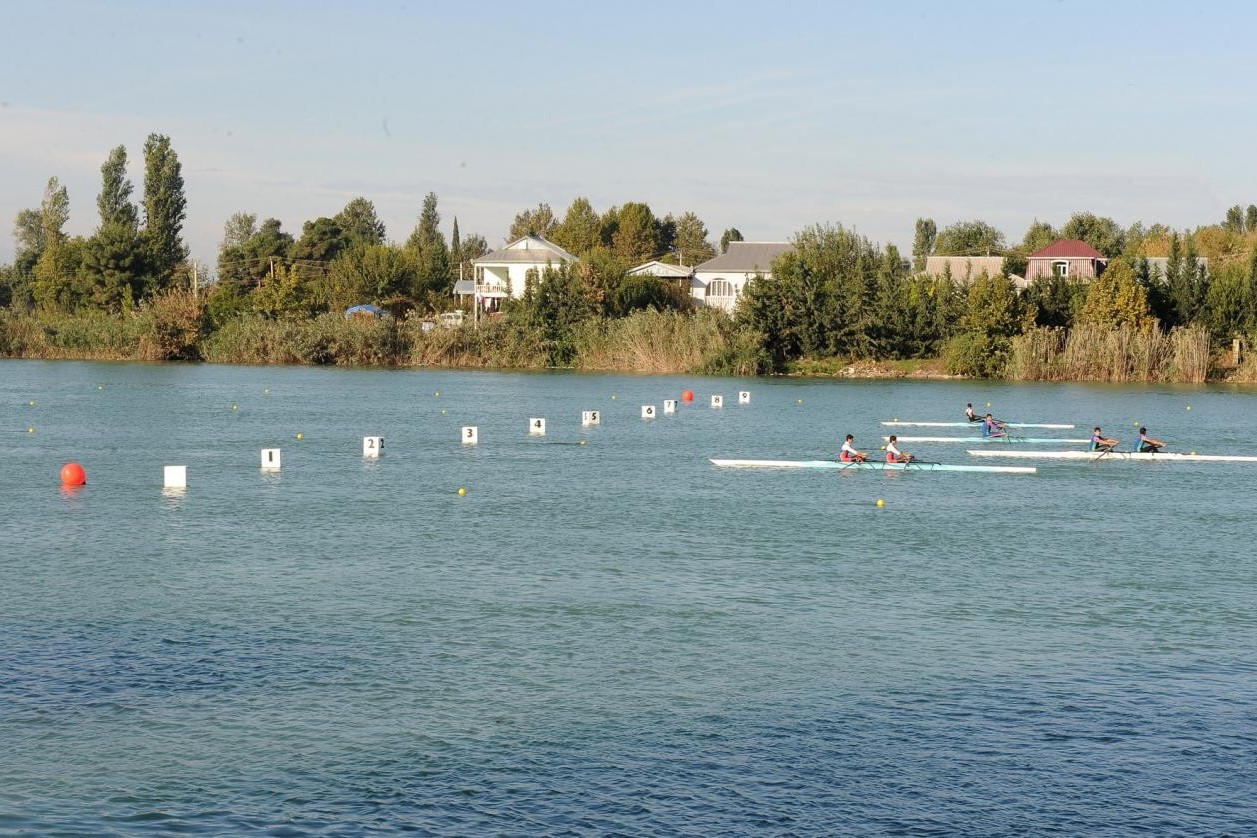 Belarus and Kazakhstan national rowing teams practice in Kur - VIDEO
