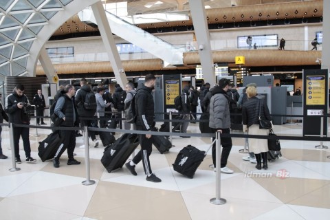 Qarabag left for Leverkusen - PHOTO - VIDEO