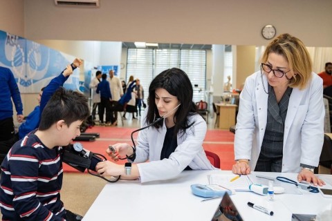 Əqli əlilliyi olan idmançılar testdən keçiblər - FOTO