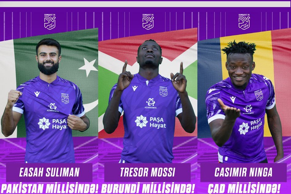 3 легионера "Сумгаита" сыграют за сборные