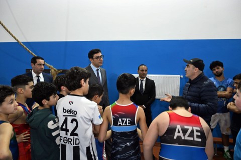 Фарид Гаибов ознакомился с деятельностью Дома спорта - ФОТО