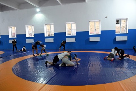 Фарид Гаибов ознакомился с деятельностью Дома спорта - ФОТО