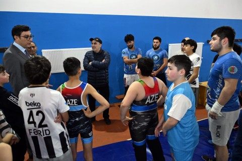 Фарид Гаибов ознакомился с деятельностью Дома спорта - ФОТО