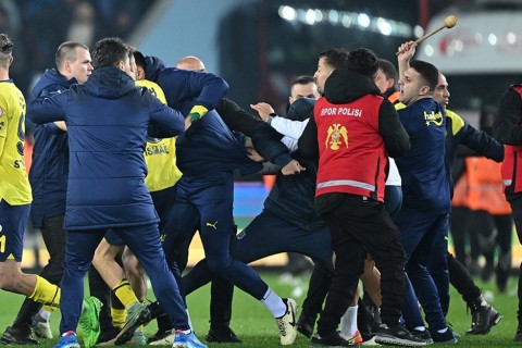 12 people were detained for the Trabzonspor - Fenerbahce game