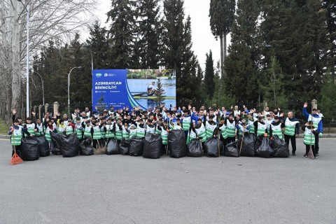 Kanoe və Avarçəkmə Federasiyasından aksiya - FOTO - VİDEO