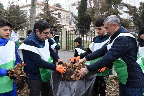 Kanoe və Avarçəkmə Federasiyasından aksiya - FOTO - VİDEO