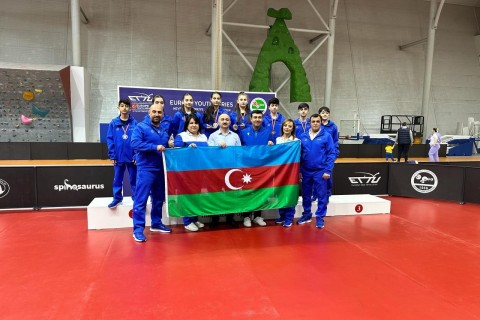 Azerbaijani table tennis players won 10 medals in Turkiye