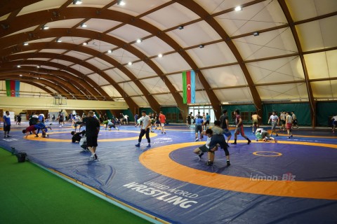 Azerbaijani Greco-Roman wrestlers begin training camp in Vladikavkaz
