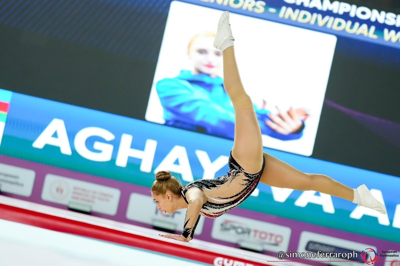 The Portuguese test of the aerobics team