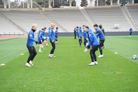 Mongolian national team trains in Baku - PHOTO