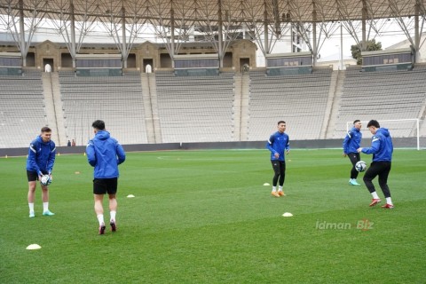 Mongolian national team trains in Baku - PHOTO