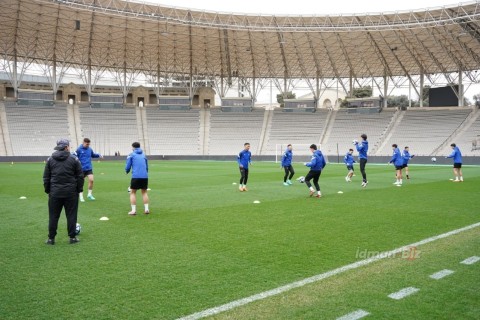 Mongolian national team trains in Baku - PHOTO
