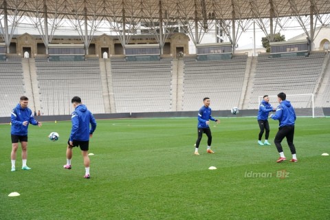 Mongolian national team trains in Baku - PHOTO