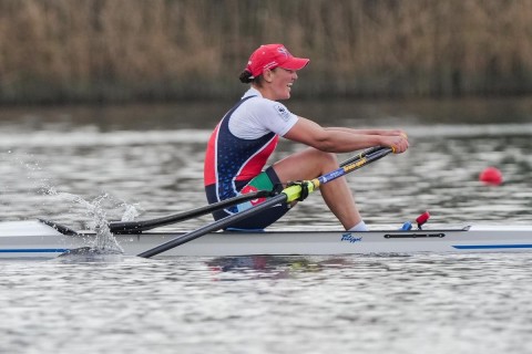 Azerbaijani rower won a silver medal in Italy - PHOTO