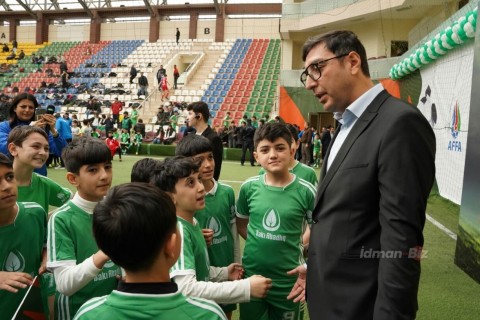 Bakı kəndləri arasında ikinci minifutbol turniri start götürüb - FOTO