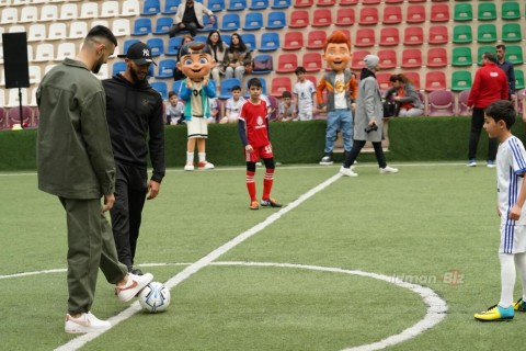 Bakı kəndləri arasında ikinci minifutbol turniri start götürüb - FOTO