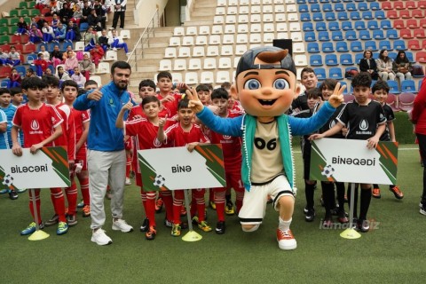Bakı kəndləri arasında ikinci minifutbol turniri start götürüb - FOTO