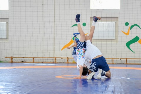 Meeting with European Championship's distinguished wrestlers - PHOTO