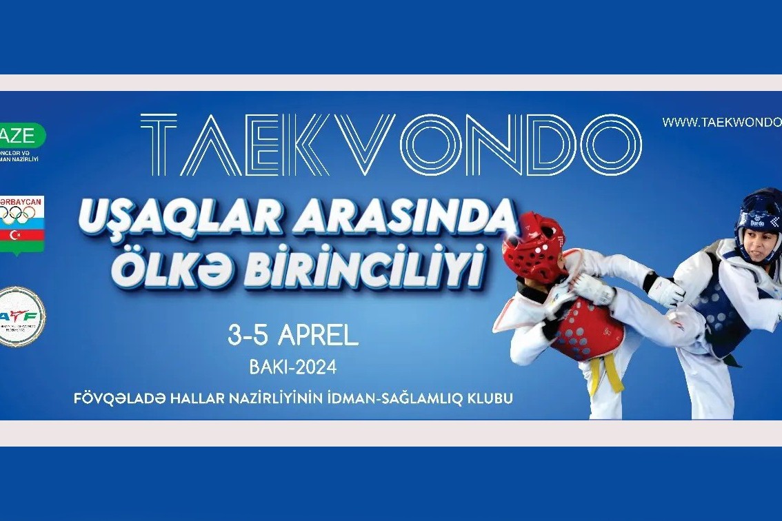 İlk dəfə keçiriləcək Azərbaycan birinciliyinə 362 taekvondoçu qatılacaq