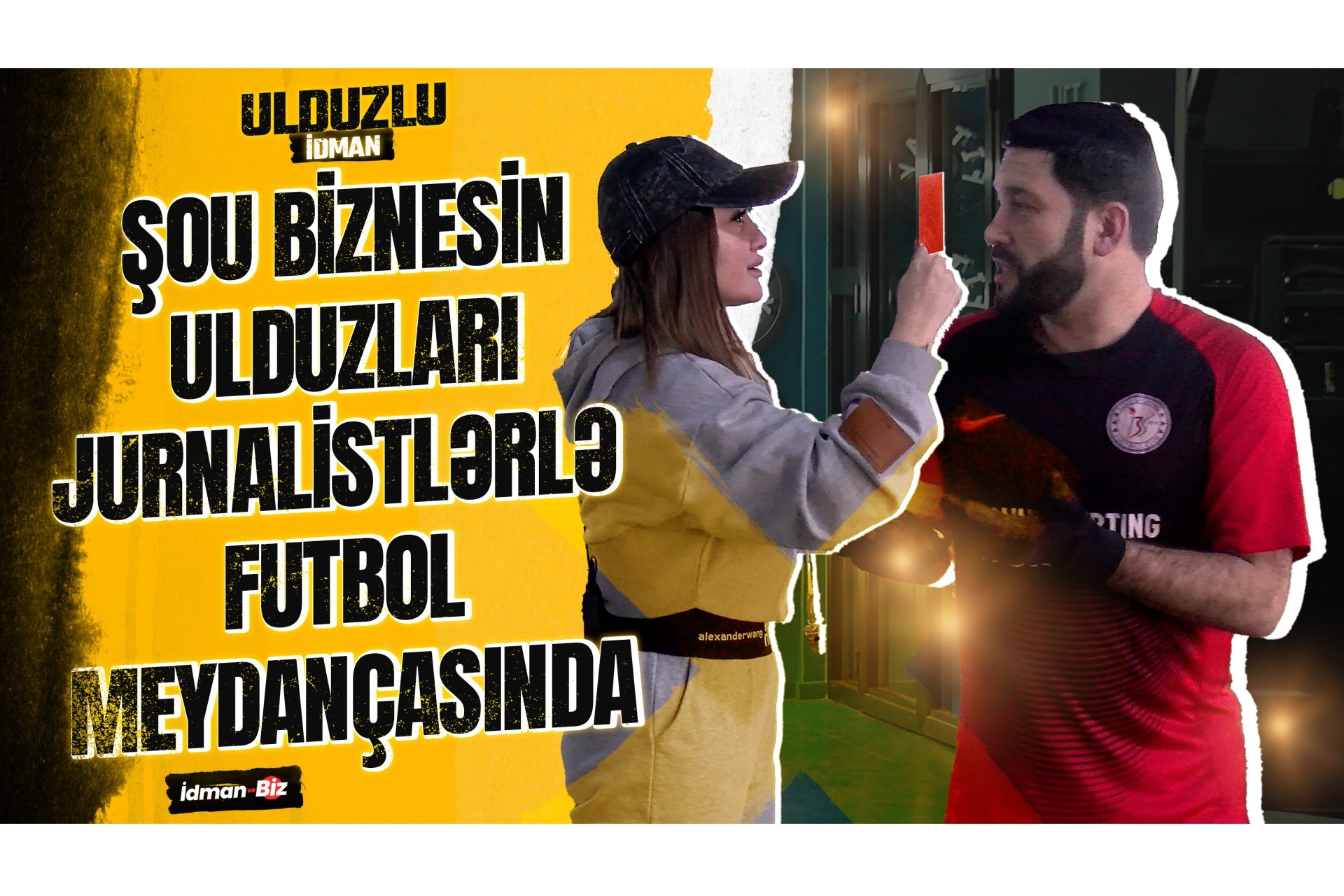 Aparıcı Zümrüd əməkdar artisti futbol meydanından qovdu - “Ulduzlu İdman” - VİDEO