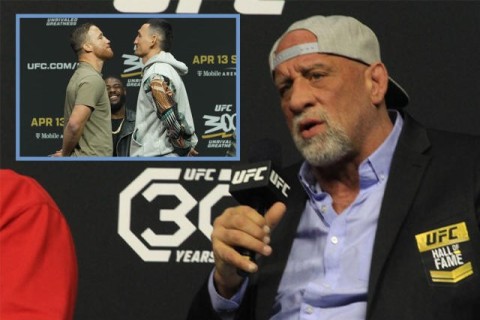 UFC 300: Max Holloway wants Mark Coleman to present BMF title
