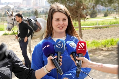 Autizm sindromlu uşaqlar üçün Cıdır Atçılıq Mərkəzində tədbir - FOTO - VİDEO