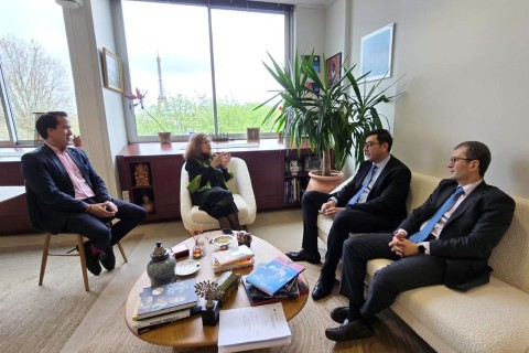 Farid Gayibov at the meeting of CIGEPS - PHOTO