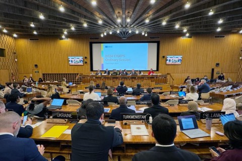 Farid Gayibov at the meeting of CIGEPS - PHOTO