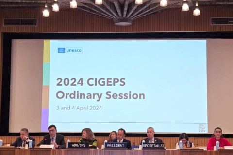 Farid Gayibov at the meeting of CIGEPS - PHOTO