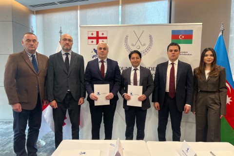 Азербайджанская и грузинская Федерации гольфа подписали Меморандум