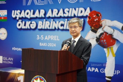 Taekvondo üzrə ilk dəfə keçirilən Azərbaycan birinciliyinin açılış mərasimi olub - FOTO - VİDEO