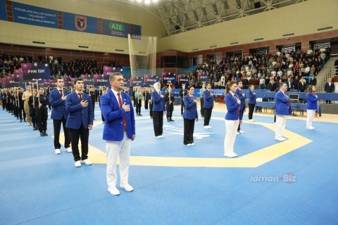 Taekvondo üzrə ilk dəfə keçirilən Azərbaycan birinciliyinin açılış mərasimi olub - FOTO - VİDEO