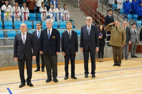 Taekvondo üzrə ilk dəfə keçirilən Azərbaycan birinciliyinin açılış mərasimi olub - FOTO - VİDEO