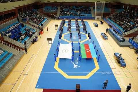 Taekvondo üzrə ilk dəfə keçirilən Azərbaycan birinciliyinin açılış mərasimi olub - FOTO - VİDEO