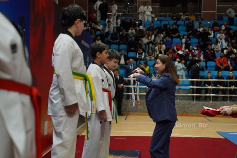 Taekvondo üzrə ilk dəfə keçirilən Azərbaycan birinciliyinin açılış mərasimi olub - FOTO - VİDEO