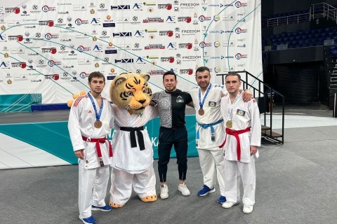 Karateçilər 4 medal qazanıb - FOTO