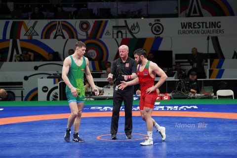 European OG Qualifier 2024 wrestling: Victory from 3 Azerbaijani wrestler - PHOTO