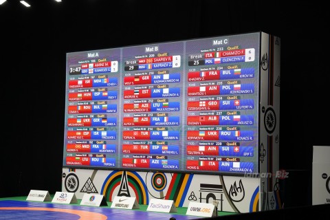 European OG Qualifier 2024 wrestling: Victory from 3 Azerbaijani wrestler - PHOTO