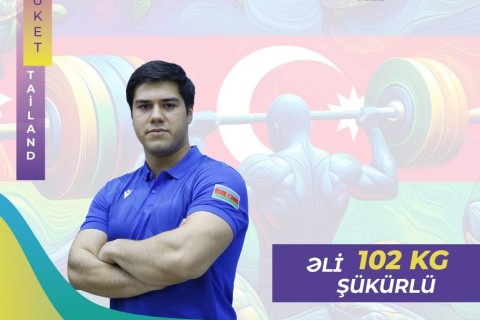Weightlifting World Cup: 377 kg indicator from Ali Shukurlu