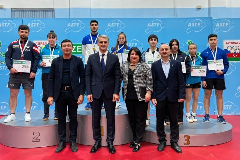 Stolüstü tennis üzrə ölkə çempionları müəyyənləşib